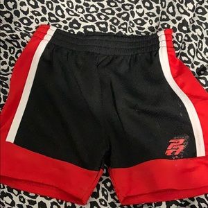 Baby boy shorts (red &black )